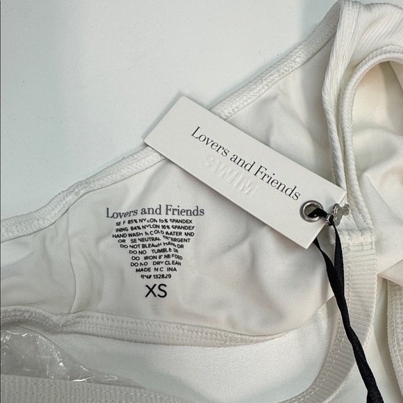 Lovers and Friends BRISTOL TOP White Bikini Top Size XS - Picture 3 of 3